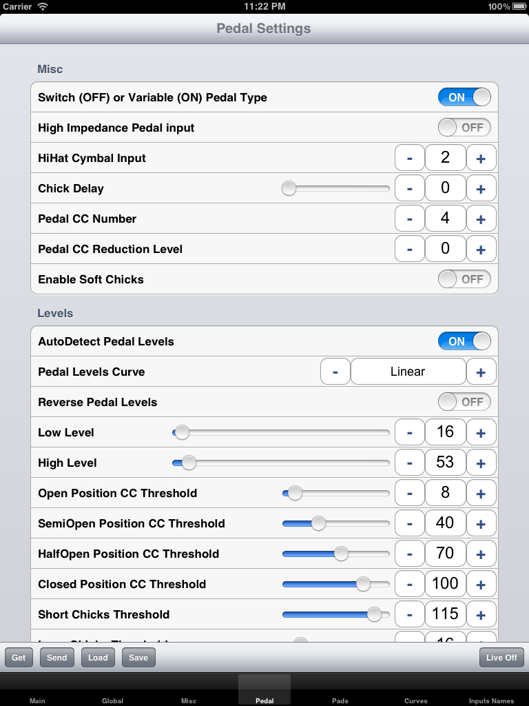 Check other settings